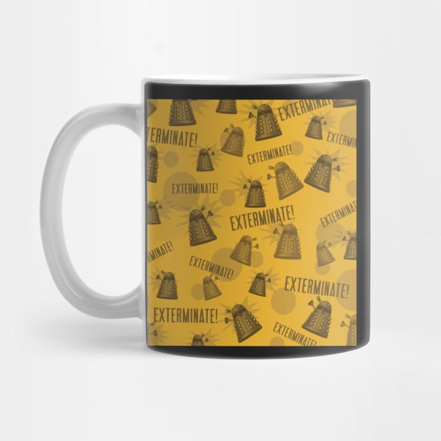 Daleks - Yellow by TurtleNotes